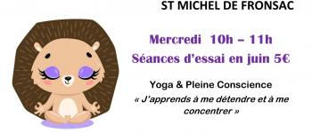 Séance de Yoga pour enfants Saint-Michel-de-Fronsac