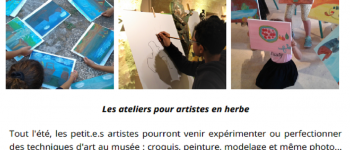 Atelier: artistes en herbe Bergerac